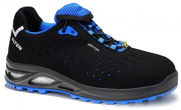 ELTEN-S1P-Damen-Sicherheitshalbschuhe, IMPULSE Lady XXTL Low, ESD, schwarz/blau