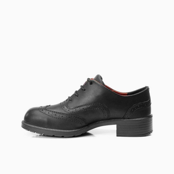 ELTEN-S2-Damen-Sicherheits-Arbeits-Berufs-Schuhe, Halbschuhe, OFFICER LADY ESD, schwarz
