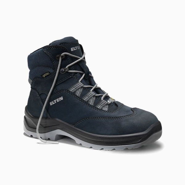 ELTEN-S3-Damen-Sicherheitsschnürstiefel, LOTTE GTX Mid, ESD, CI blau