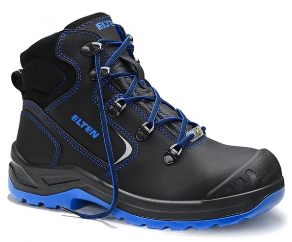 ELTEN-S3-TREKKING LADY-Sicherheitshochschuhe, LENA Mid, ESD, schwarz-blau