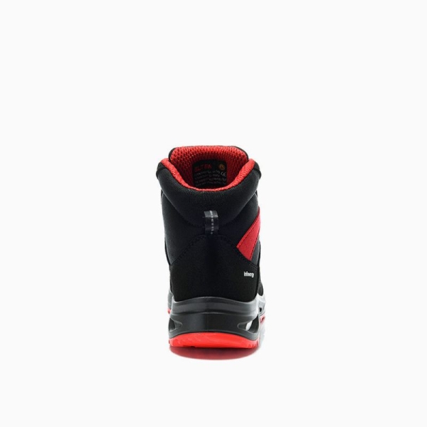 ELTEN-S3-Damen-Sicherheitshochschuhe, HANNAH XXTL BOA black-red Mid, ESD, schwarz-rot