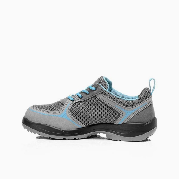 ELTEN-S1-Damen-Sicherheits-Arbeits-Berufs-Schuhe, Halbschuhe, MILA LOW ESD, grau