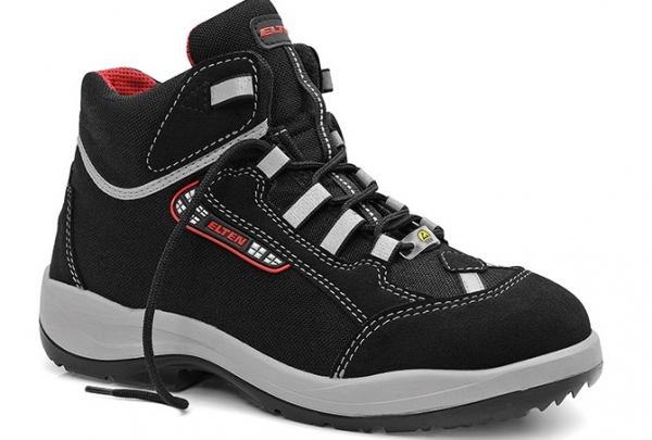ELTEN-S3-Schnrstiefel, Sicherheits-Arbeits-Berufs-Schuhe, Hochschuhe, MAJA Mid, ESD, schwarz