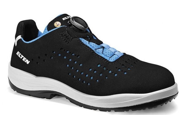 ELTEN-S1P-Damen--Sicherheits-Arbeits-Berufs-Schuhe, Halbschuhe, IMPULSE LADY BOA aqua LOW, ESD, schwarz