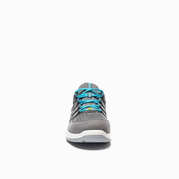 ELTEN-S1P-Sicherheits-Arbeits-Berufs-Schuhe, Halbschuhe, MADDIE grey Low, ESD, grau