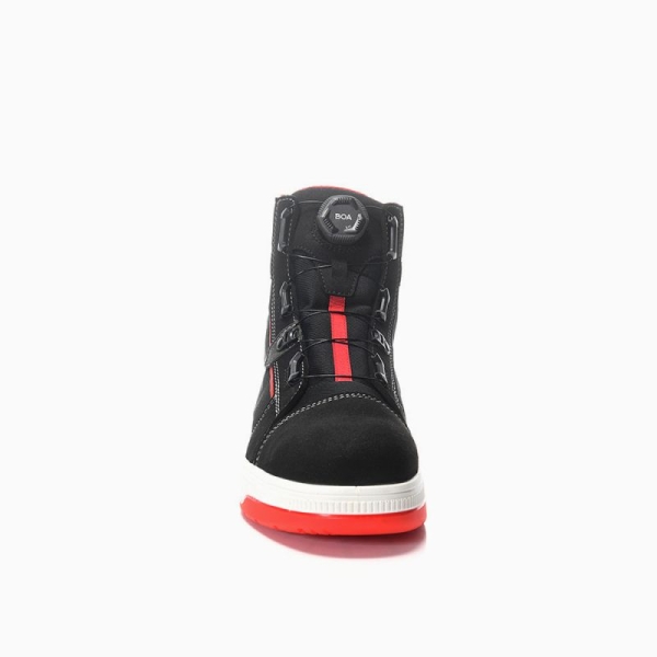ELTEN Sicherheitsstiefel, ISAAK XXST BOA� black-red Mid ESD S2