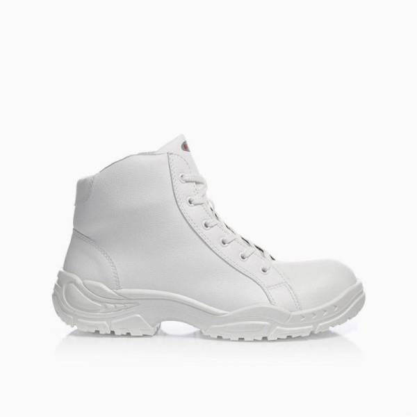 ELTEN-S2-Schn�rstiefel, Sicherheits-Arbeits-Berufs-Schuhe, Hochschuhe, WHITE LOOP MID ESD, wei�
