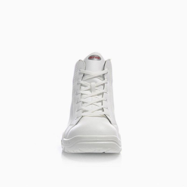 ELTEN-S2-Schn�rstiefel, Sicherheits-Arbeits-Berufs-Schuhe, Hochschuhe, WHITE LOOP MID ESD, wei�