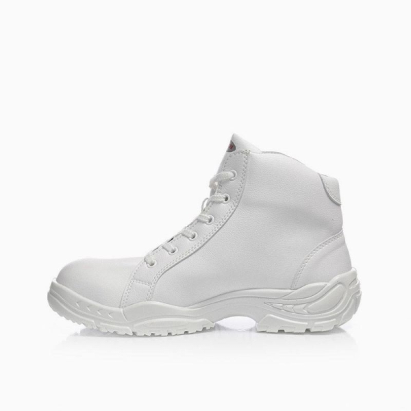 ELTEN-S2-Schn�rstiefel, Sicherheits-Arbeits-Berufs-Schuhe, Hochschuhe, WHITE LOOP MID ESD, wei�