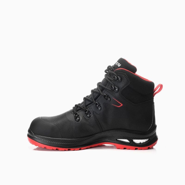 ELTEN Sicherheitsschn�rstiefel, NOLAN XXG GTX� black-red Mid ESD S3S WR