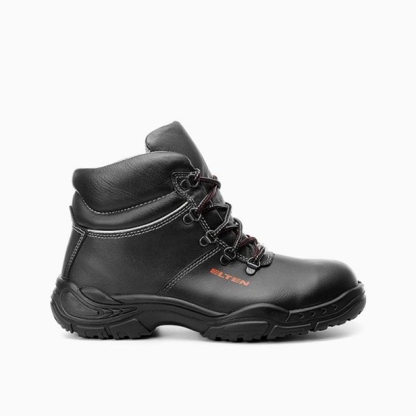 ELTEN-S3-Schn�rstiefel, Sicherheits-Arbeits-Berufs-Schuhe, Hochschuhe, TOBY MID ESD HI, schwarz