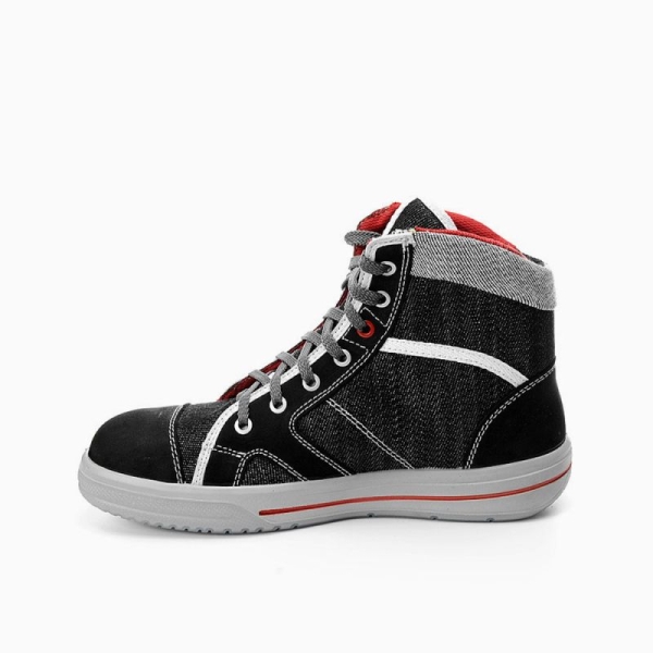 ELTEN-S2-Schn�rstiefel, Sicherheits-Arbeits-Berufs-Schuhe, Hochschuhe, SENSATION MID ESD, blau