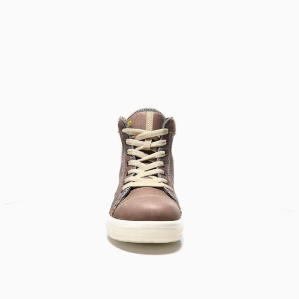 ELTEN-S3-Schn�rstiefel, Sicherheits-Arbeits-Berufs-Schuhe, Hochschuhe, EMOTION ESD, braun