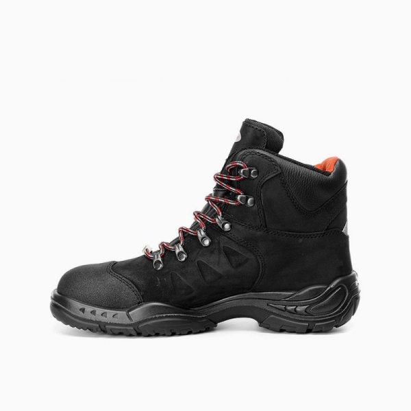 ELTEN-S3-Schn�rstiefel, Sicherheits-Arbeits-Berufs-Schuhe, Hochschuhe, TILL MID ESD, schwarz