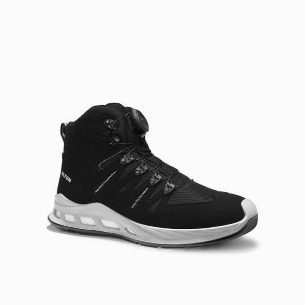 ELTEN Sicherheitsstiefel, MADDOX XXR BOA® black-grey Mid ESD S3S