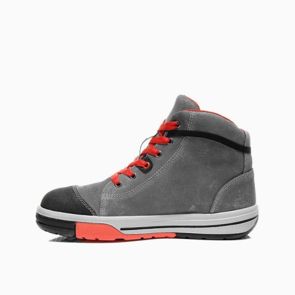 ELTEN-S3-Schn�rstiefel, Sicherheits-Arbeits-Berufs-Schuhe, Hochschuhe, VINTAGE PIRATE MID ESD, grau
