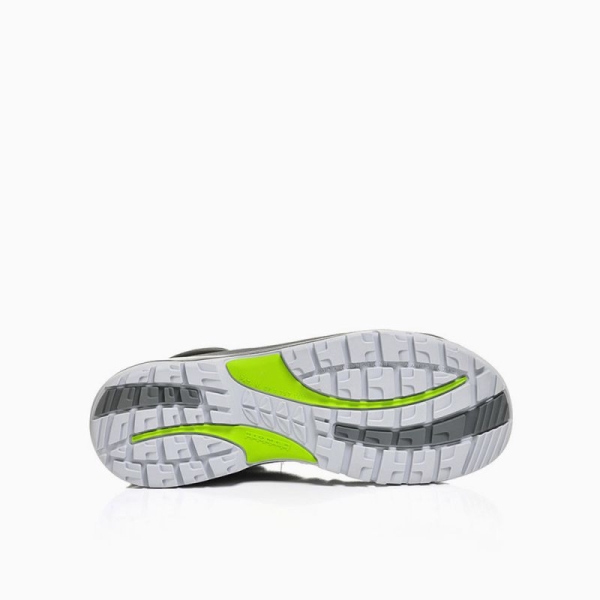 ELTEN-S1P-Schn�rstiefel, Sicherheits-Arbeits-Berufs-Schuhe, Hochschuhe, IMPULSE GREEN MID ESD, schwarz