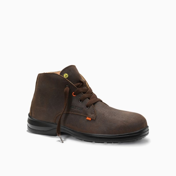 ELTEN-Sicherheitsschnürstiefel, NIKOLAS XXB brown Mid ESD S3S