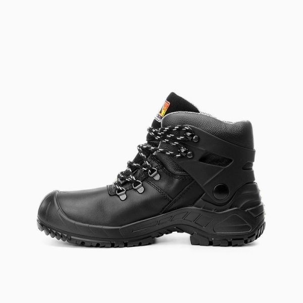 ELTEN-S3-Schn�rstiefel, Sicherheits-Arbeits-Berufs-Schuhe, Hochschuhe, RENZO BIOMEX ESD, schwarz