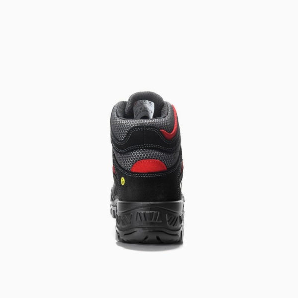 ELTEN-S3-Sicherheitsstiefel, MICK black-red Mid, ESD, schwarz-rot