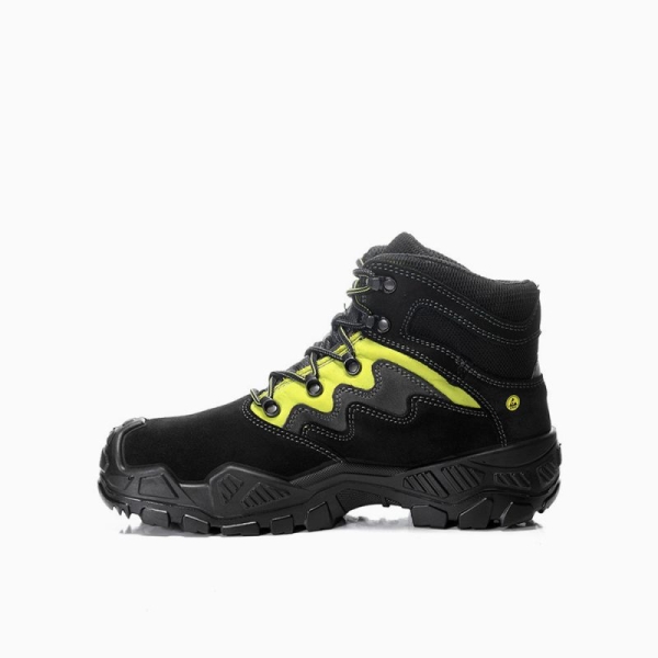 ELTEN-S3-Sicherheitsstiefel, MICK black-green Mid, ESD, schwarz-gr�n
