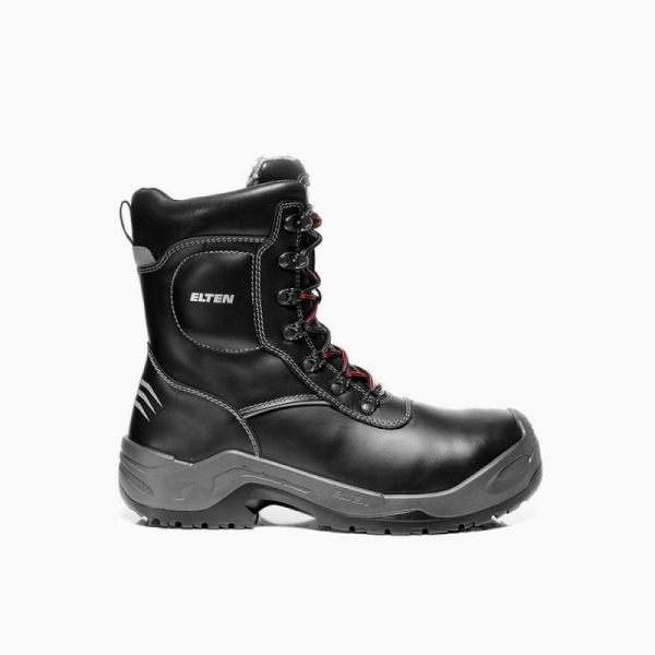 ELTEN-S3-CI-Winter-Sicherheits-Arbeits-Berufs-Schuhe, Schn�rstiefel, hoch, JOSCHI ESD CI, schwarz