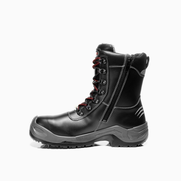 ELTEN-S3-CI-Winter-Sicherheits-Arbeits-Berufs-Schuhe, Schn�rstiefel, hoch, JOSCHI ESD CI, schwarz