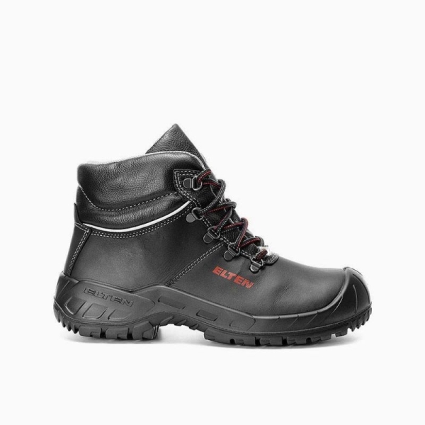 ELTEN-S3-Schn�rstiefel, Sicherheits-Arbeits-Berufs-Schuhe, Hochschuhe, RENZO MID ESD, schwarz