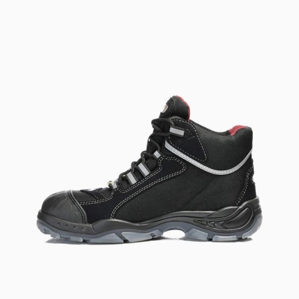 ELTEN-S3-Schn�rstiefel, Sicherheits-Arbeits-Berufs-Schuhe, Hochschuhe, SANDER PRO ESD, mit �berkappe, schwarz
