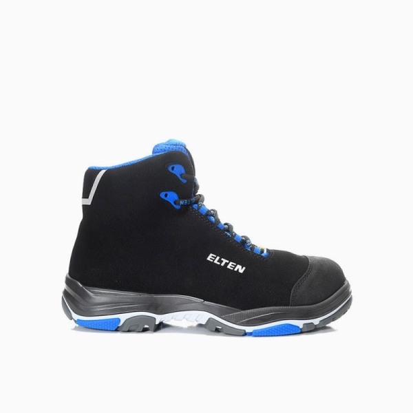 ELTEN-S2-ERGO-ACTIVE-Sicherheitshalbschuhe, IMPULSE EA Mid, ESD, Fu�typ 2, blau