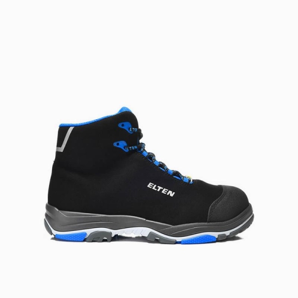 ELTEN-S2-ERGO-ACTIVE-Sicherheitshalbschuhe, IMPULSE EA Mid, ESD, Fu�typ 3, blau