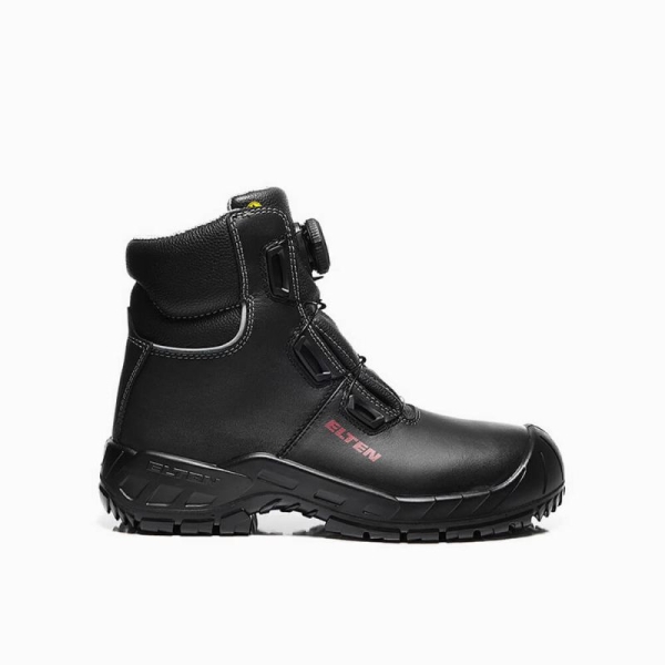 ELTEN-S3-SAFETY GRIP-Sicherheitshochschuhe, LAURENZO Boa Mid, ESD, schwarz