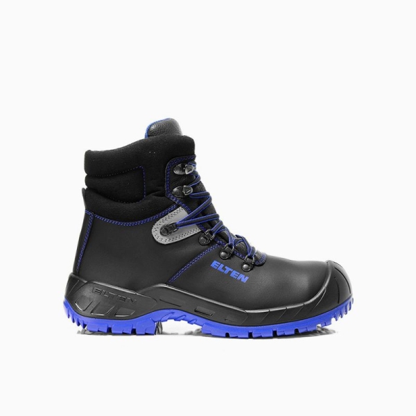 ELTEN-S3-SAFETY GRIP-Sicherheitshochschuhe,ALESSIO XW Mid, ESD, schwarz