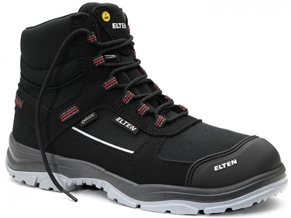 ELTEN-S3-ERGO-ACTIVE-Sicherheitshochschuhe, MATTHEW Pro GTX Mid , ESD, Futyp 1, schwarz
