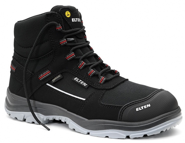 ELTEN-S3-ERGO-ACTIVE-Sicherheitshochschuhe, MATTHEW Pro GTX Mid , ESD, Futyp 3, schwarz