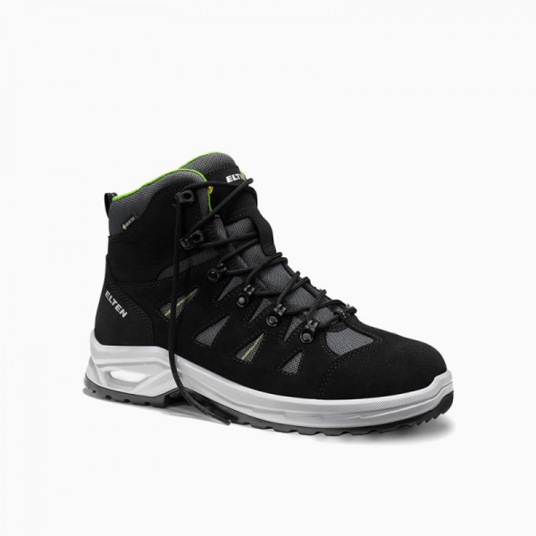 ELTEN-S2-Sicherheitsstiefel, RIWEMO XXP GTX black-green Mid ESD S2 WR CI