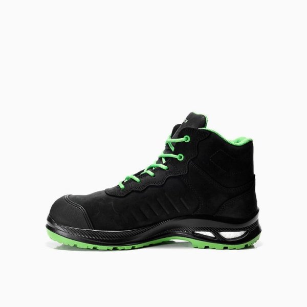 ELTEN-S3-Sicherheitsstiefel, STEWART XXG Pro GTX black-green Mid ESD S3 HI CI