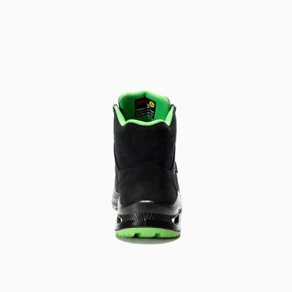 ELTEN-S3-Sicherheitsstiefel, STEWART XXG Pro GTX black-green Mid ESD S3 HI CI