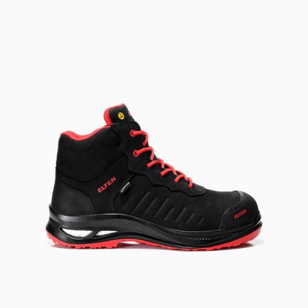 ELTEN-S3-Sicherheitsstiefel, TERENCE XXG PRO GTX black-red Mid ESD