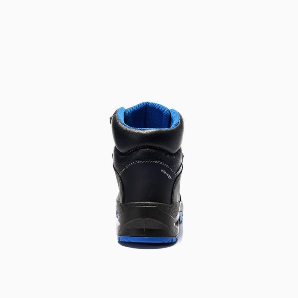 ELTEN-S3-Sicherheitshochschuhe, LEONARDO XXSG black-blue Mid ESD S3, schwarz/blau