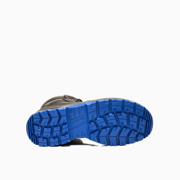 ELTEN-S3-Sicherheitshochschuhe, LEONARDO XXSG black-blue Mid ESD S3, schwarz/blau
