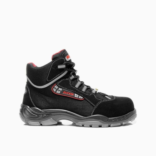 ELTEN-S2-Schn�rstiefel, Sicherheits-Arbeits-Berufs-Schuhe, Hochschuhe, SANDER ESD, schwarz