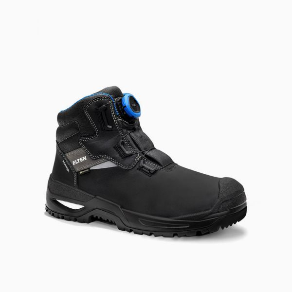 ELTEN-S3-Sicherheitsstiefel, STEFANO XXSG BOA GTX black-blue Mid