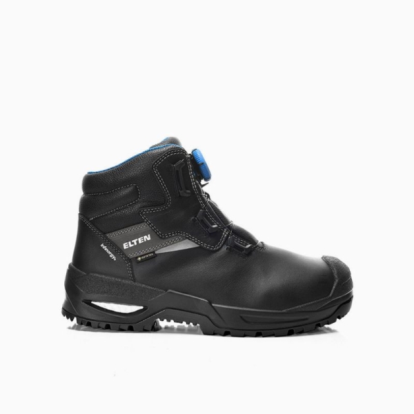 ELTEN-S3-Sicherheitsstiefel, STEFANO XXSG BOA GTX black-blue Mid