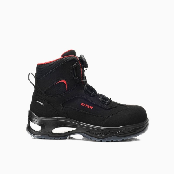 ELTEN-S2-Sicherheitshochschuhe, OWEN BOA black Mid ESD