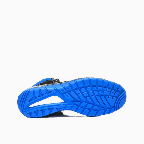ELTEN-S3-Schn�rstiefel, Sicherheits-Arbeits-Berufs-Schuhe, Hochschuhe, MALVIN blue Mid, ESD, schwarz/blau