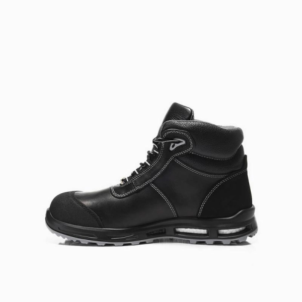 ELTEN-S3-Schn�rstiefel, Sicherheits-Arbeits-Berufs-Schuhe, Hochschuhe, REACTION XXT Mid, ESD, schwarz