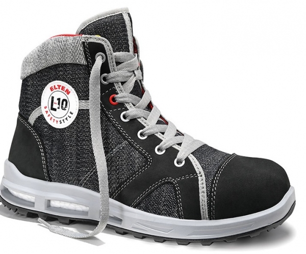 ELTEN-S2-Schnrstiefel, Sicherheits-Arbeits-Berufs-Schuhe, Hochschuhe, SENSATION XXT Mid, ESD, schwarz