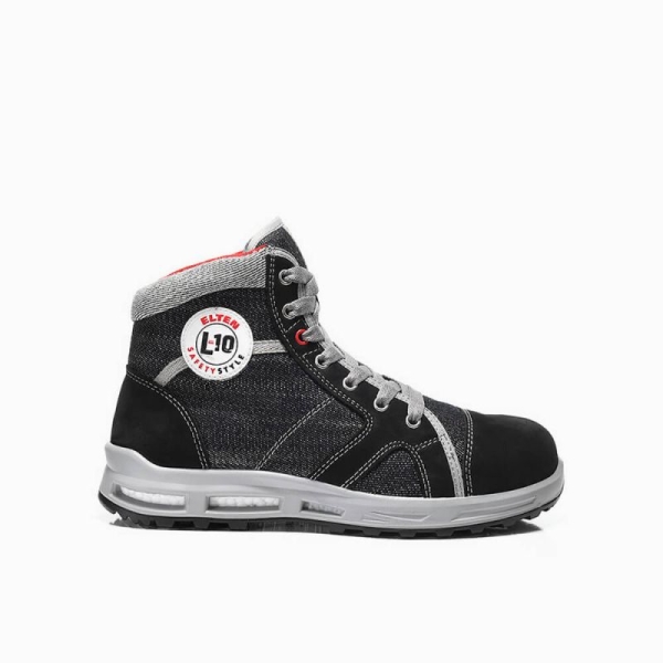 ELTEN-S2-Schn�rstiefel, Sicherheits-Arbeits-Berufs-Schuhe, Hochschuhe, SENSATION XXT Mid, ESD, schwarz