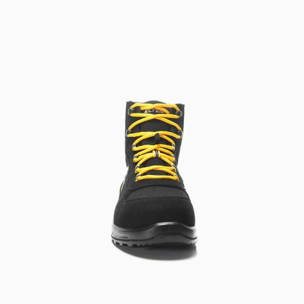ELTEN-S2-CI-Winter-Sicherheits-Arbeits-Berufs-Schuhe, Winterstiefel, TIMOTHY GTX Mid, ESD, CI, schwarz/gelb